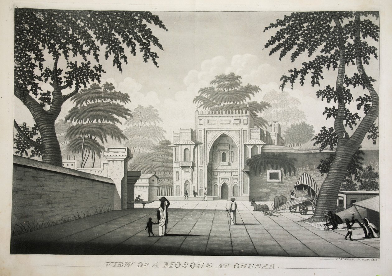 View of a Mosque at Chunar by James Moffat