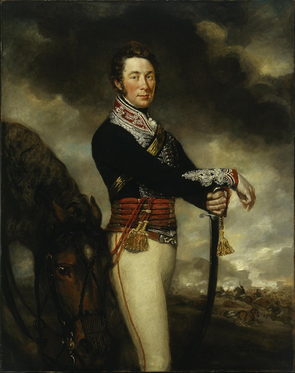 Captain Peter Hawker of the 14th Light Dragoons by James Northcote
