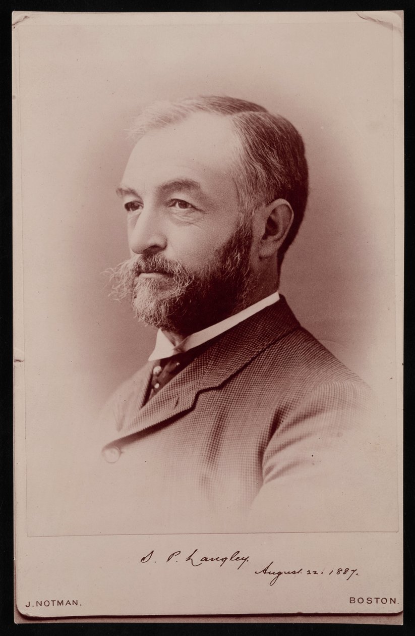 Portrait of Samuel Pierpont Langley by James Notman