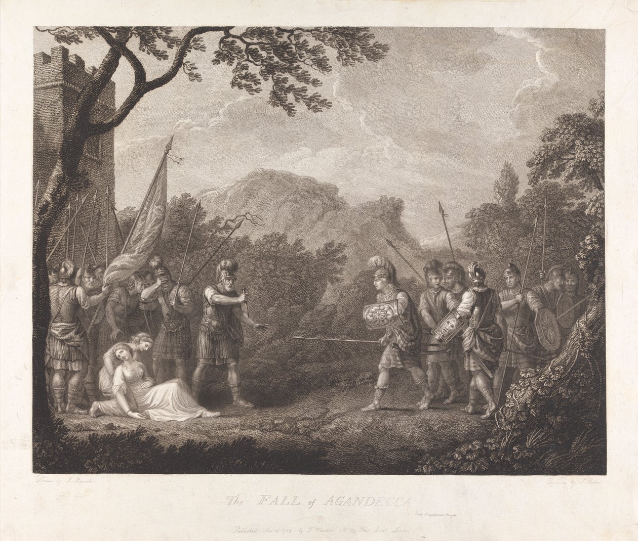 The Fall of Aganecca, 1783 by James Parker