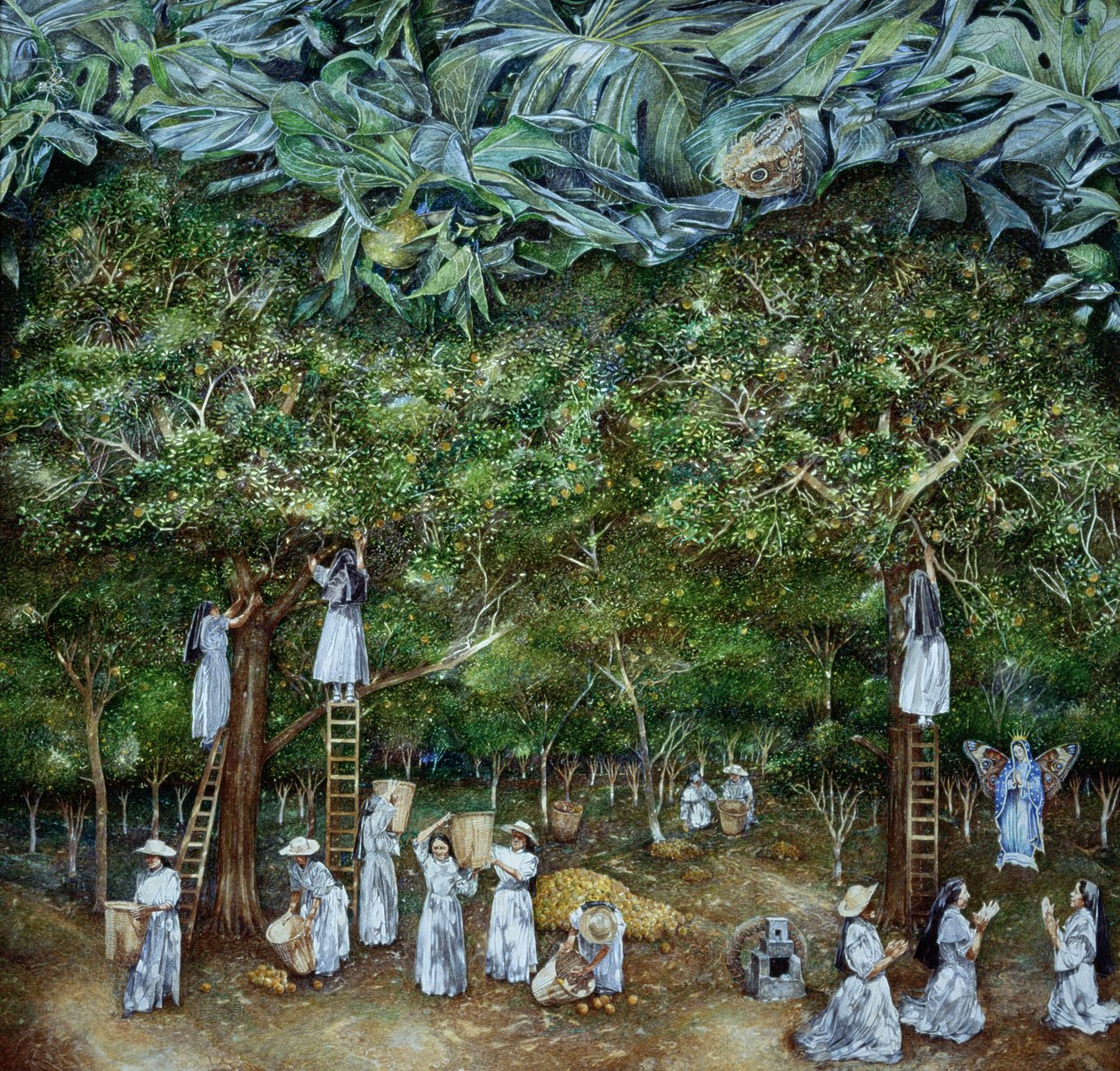 Miraculous Vision of the Virgin in the Orange Orchard, 1996 by James Reeve