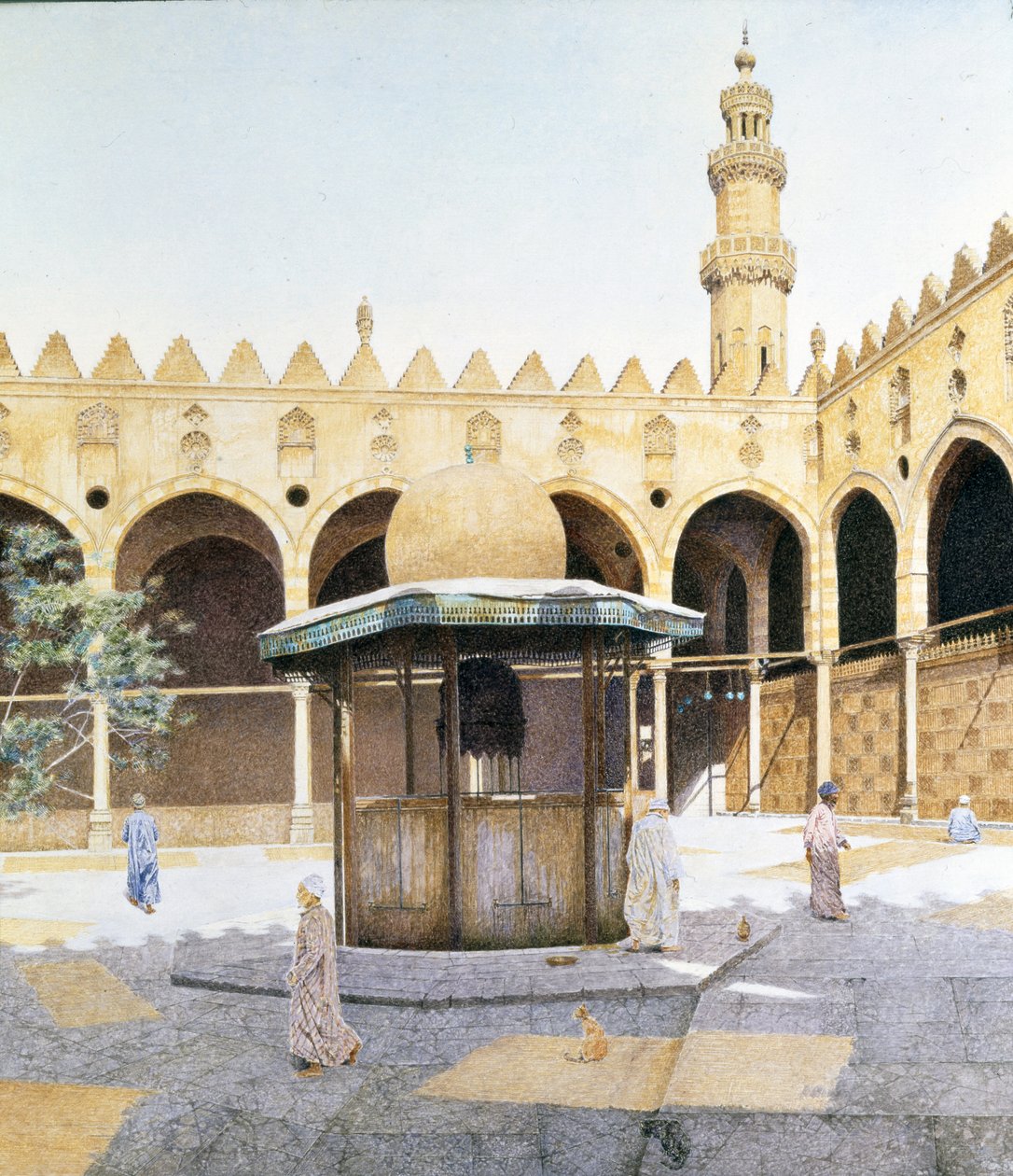 The Kiosk in the Courtyard of the al-Maridani Mosque, Cairo by James Reeve