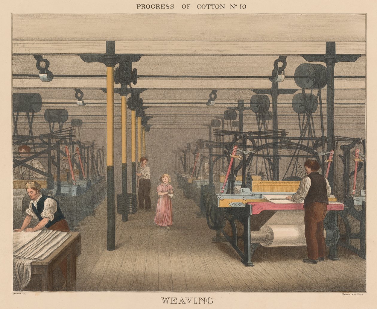 Progress of Cotton: #10 - Weaving by James Richard Barfoot