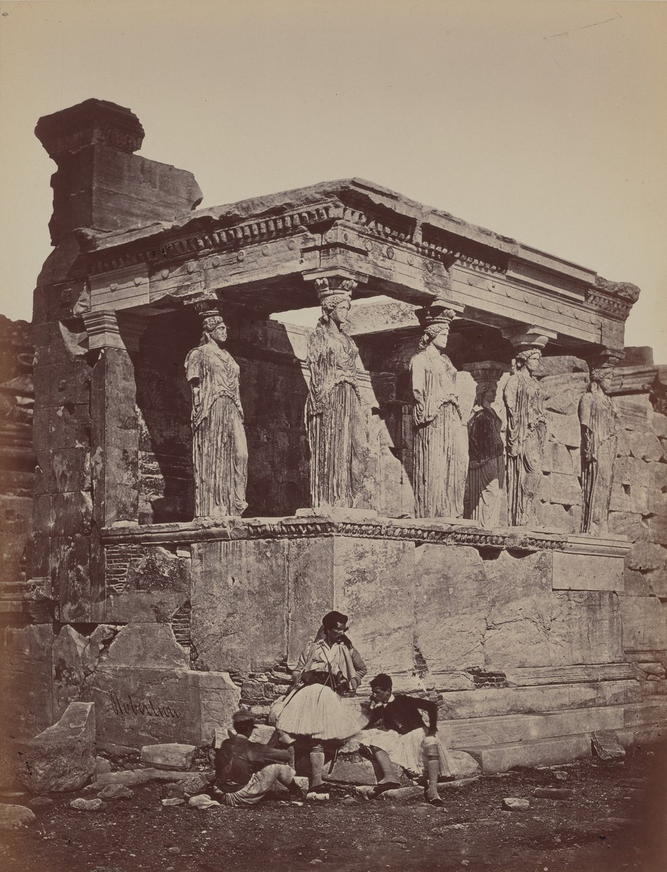 Caryatids of the Erechtheum, 1857 by James Robertson