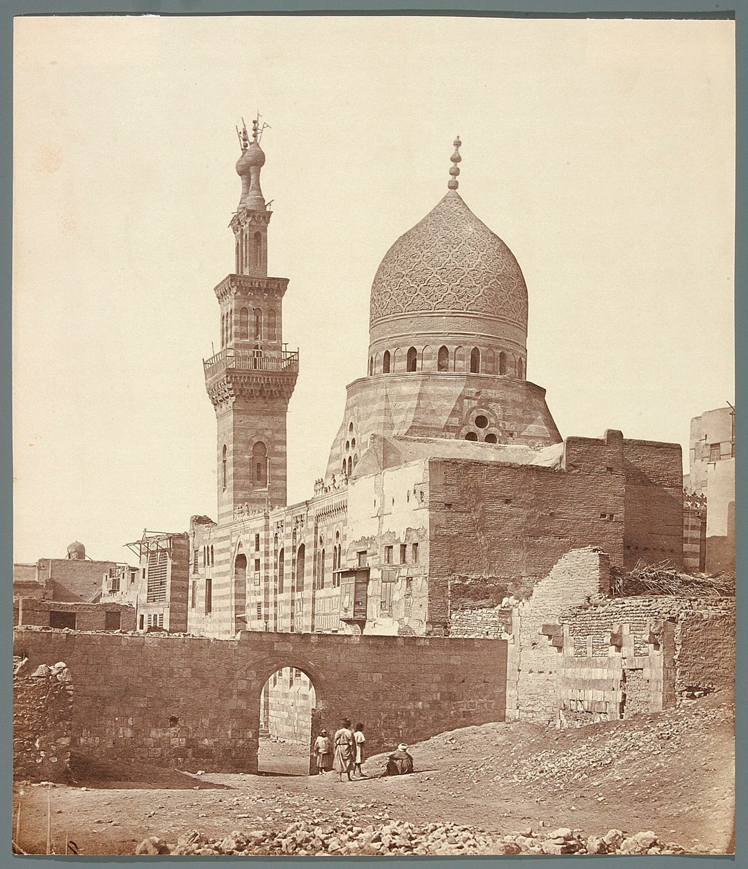 Egypt. Cairo. Religious funerary complex of the Mamluk emir Kani Bey Ar-Rammah (1503) by James Robertson