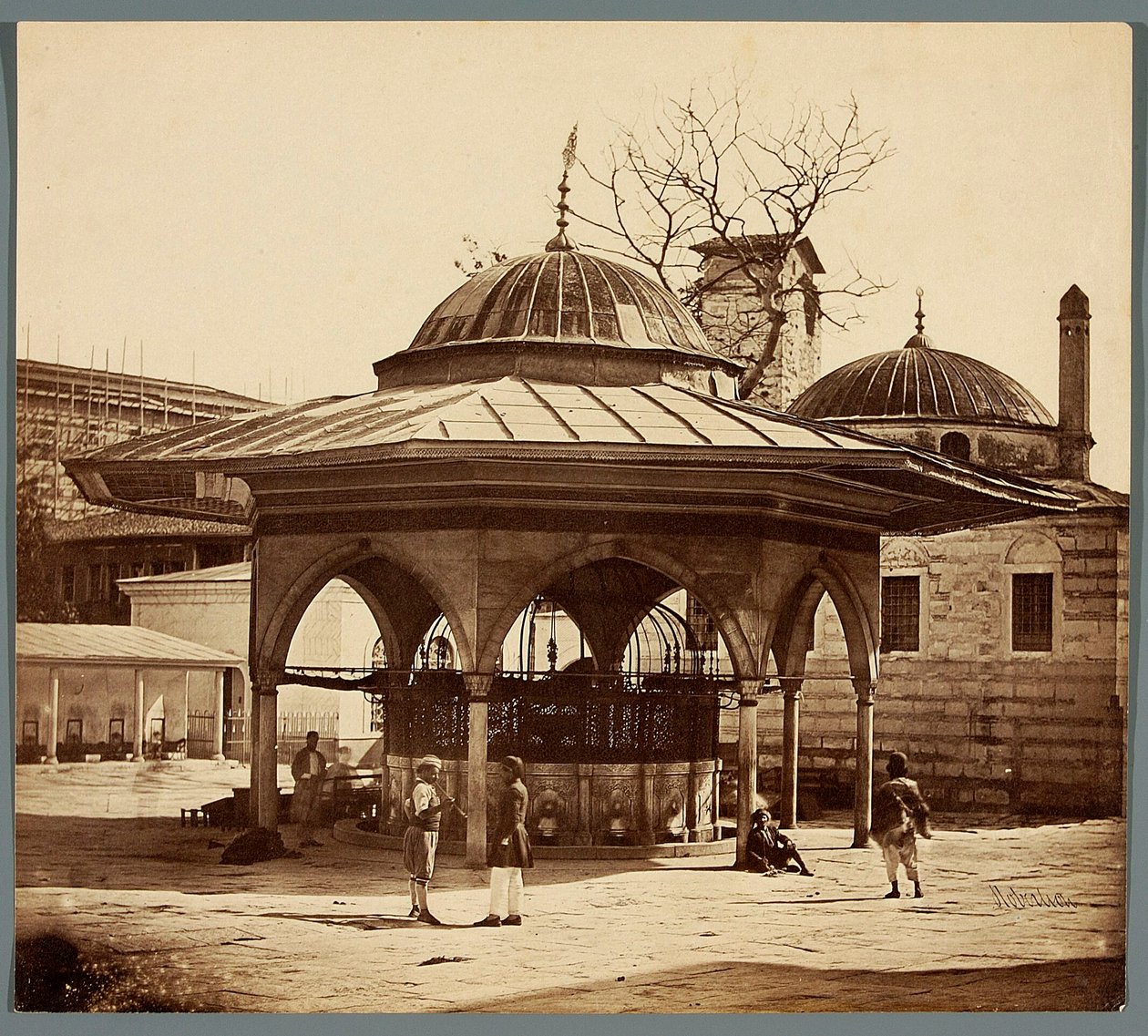"Fountain in the Courtyard of Hagia Sophia" by James Robertson
