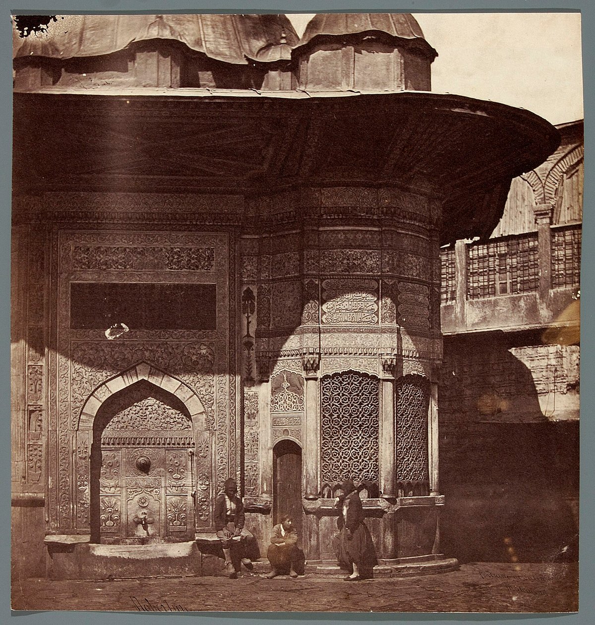 “Fountain of Sultan Mahmud” [Istanbul. Fountain of Sultan Mahmud] by James Robertson
