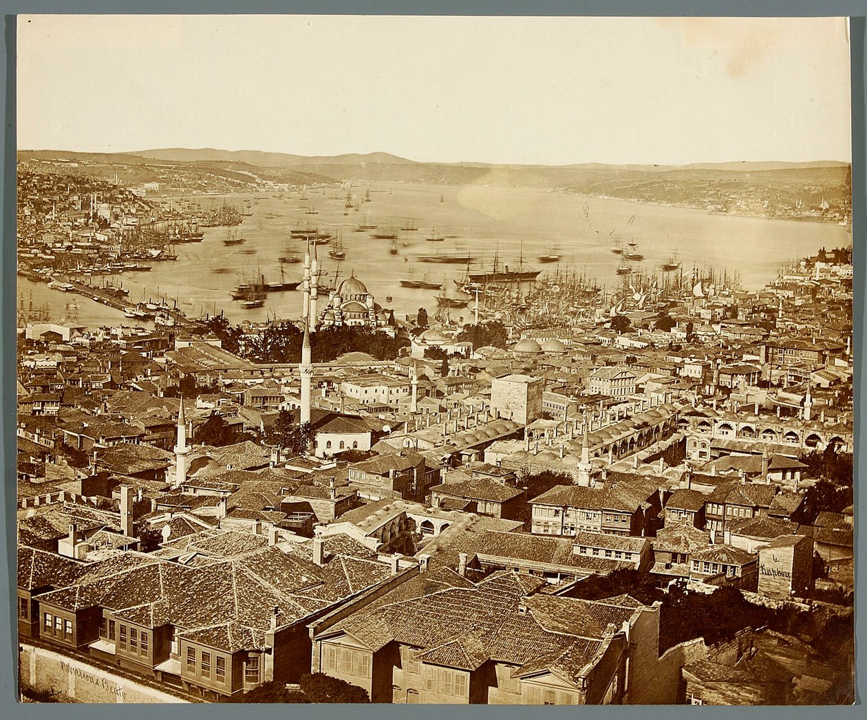 “The Bosphorus” [Istanbul. Panorama of the city - view towards the Bosphorus Strait] by James Robertson