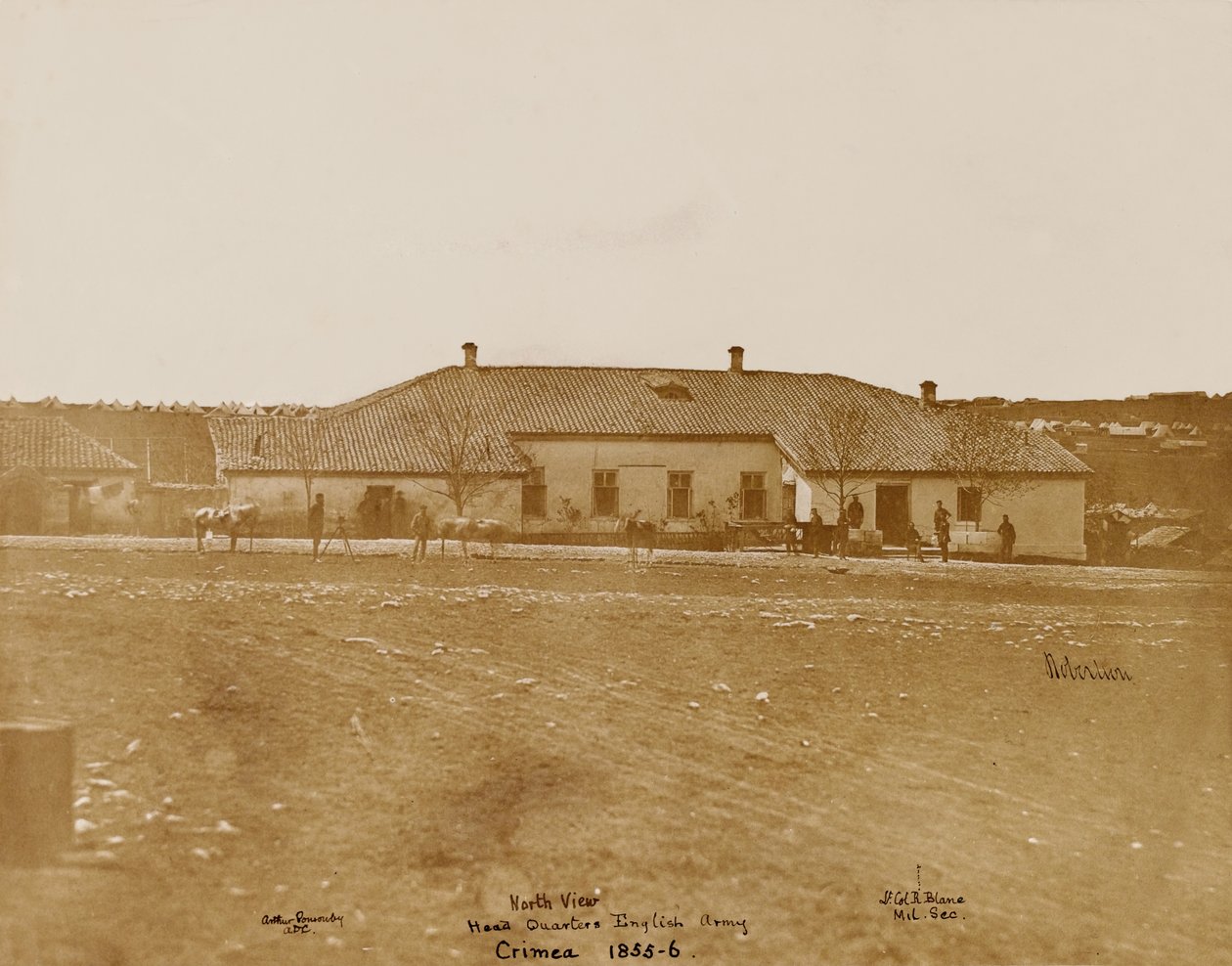 North View Head Quarters English Army, c.1855 by James Robertson