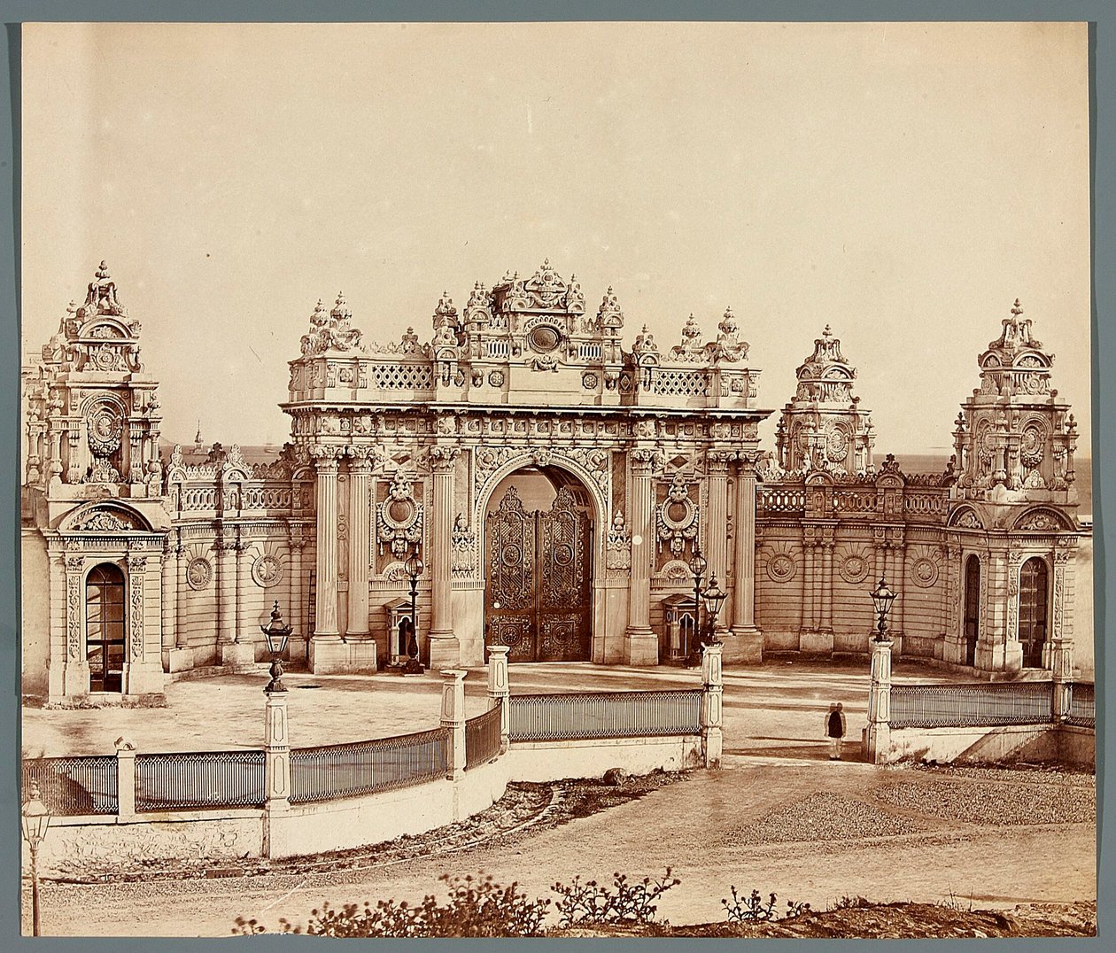 Istanbul. Dolmabahçe Palace - gate by James Robertson