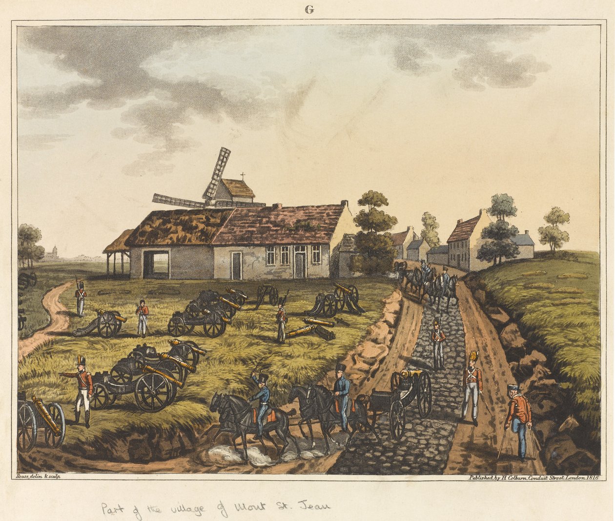 Part of the Village of Mont St Jean, from 