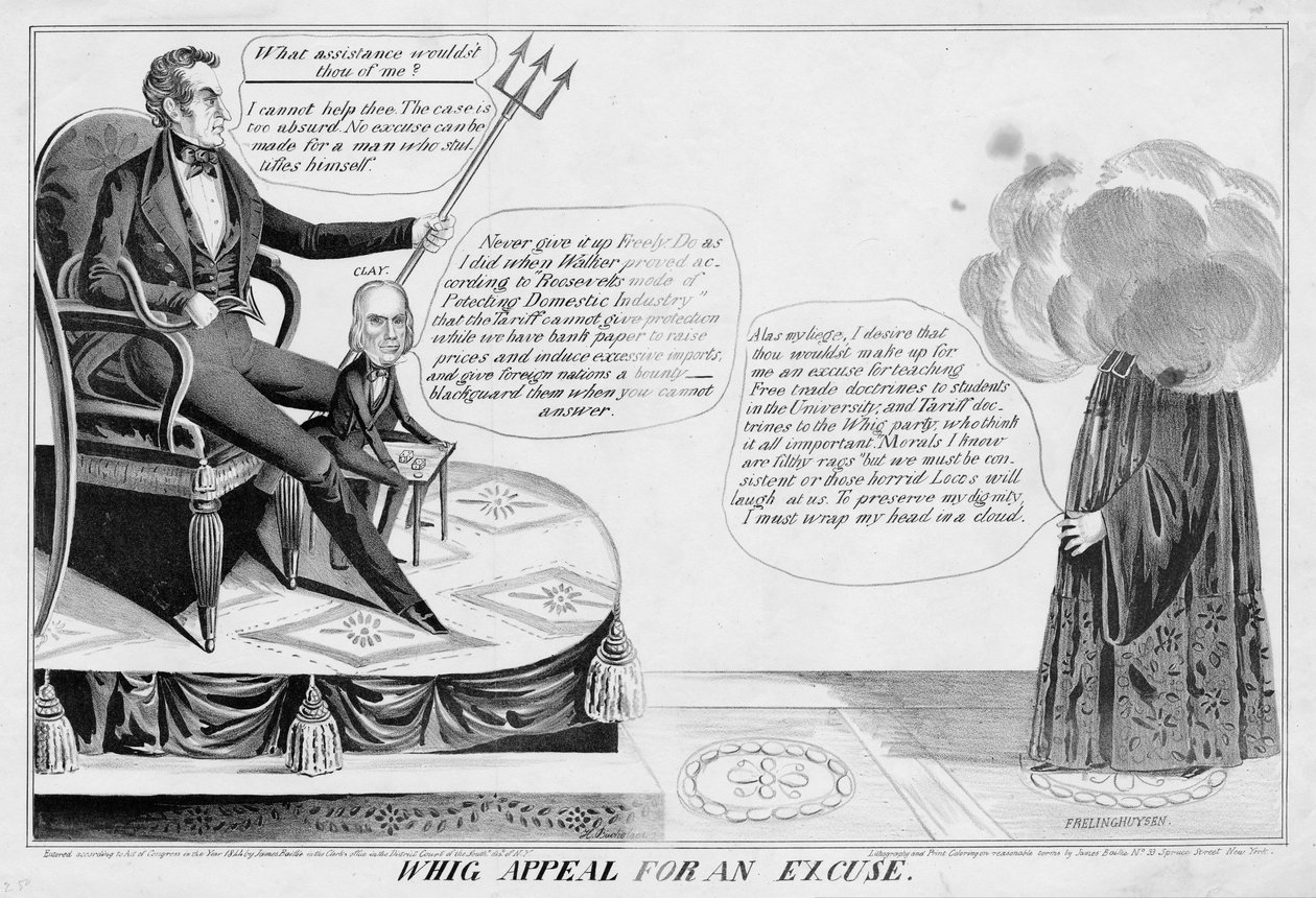 Whig Appeal for an Excuse, Published by James Baillie, H Bucholzer, New York, 1844 by James S. Baillie