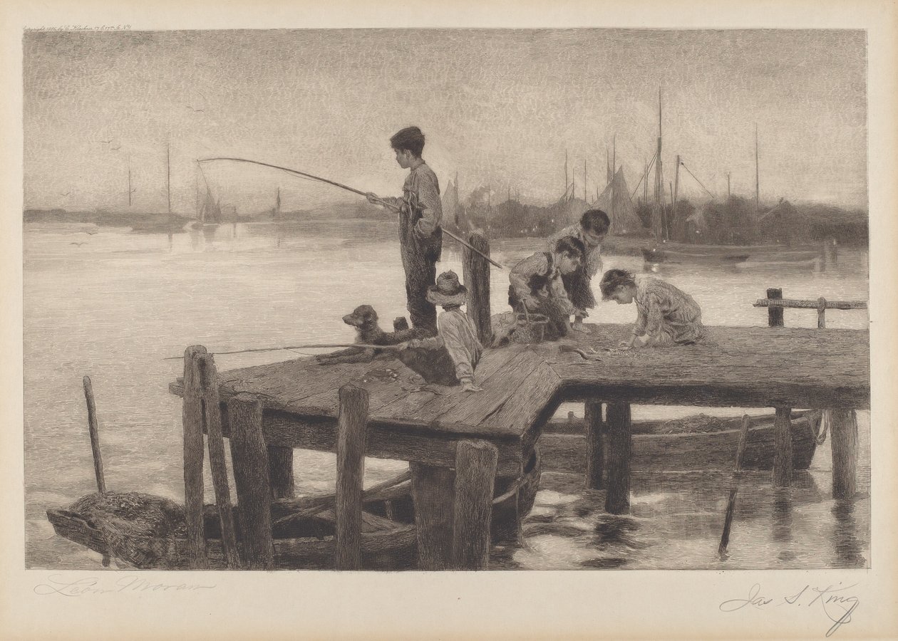 Young Anglers by James S. King