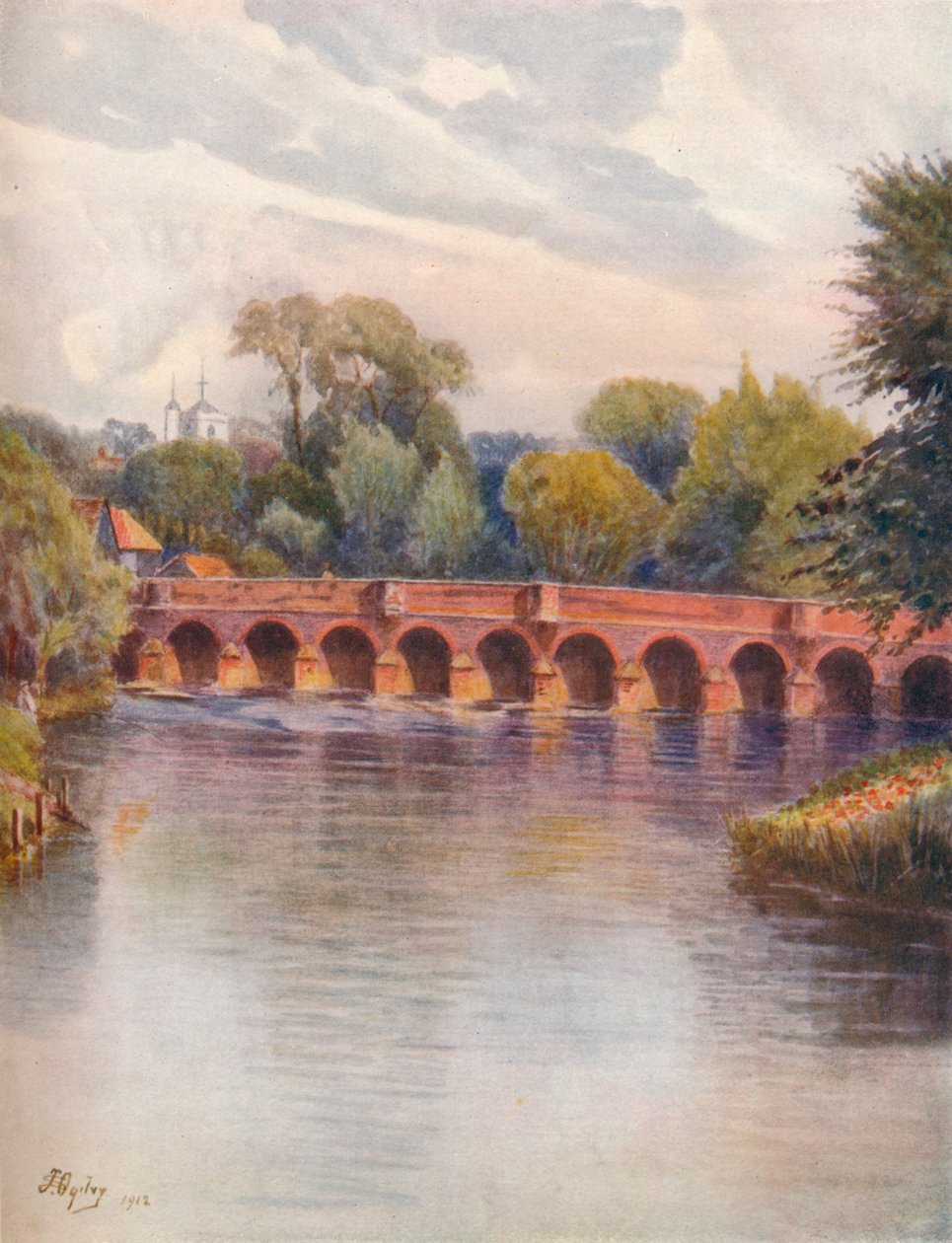 Leatherhead Bridge by James S Ogilvy