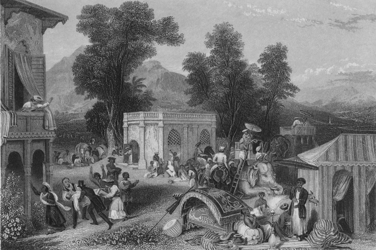 Death of Bishop Heber, 1846 by James Sands