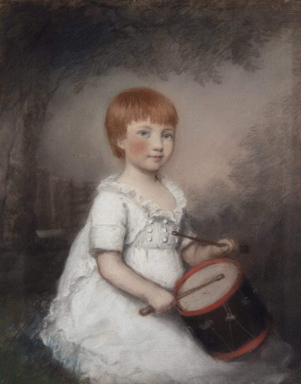 Miss Collard as a Child by James Sharples