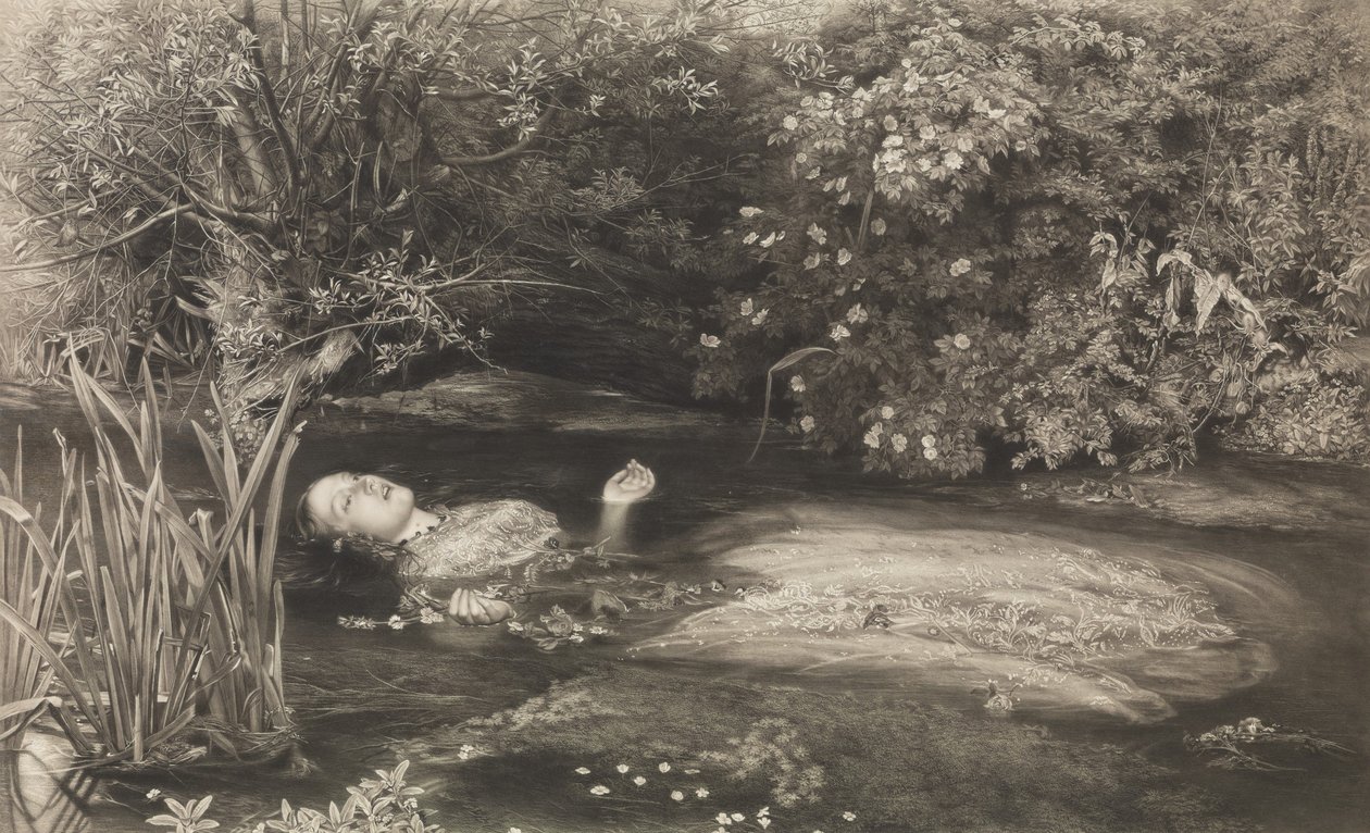 オフィーリア4 Ophelia, Shakespeare, Hamlet, Act 4, Scene 7