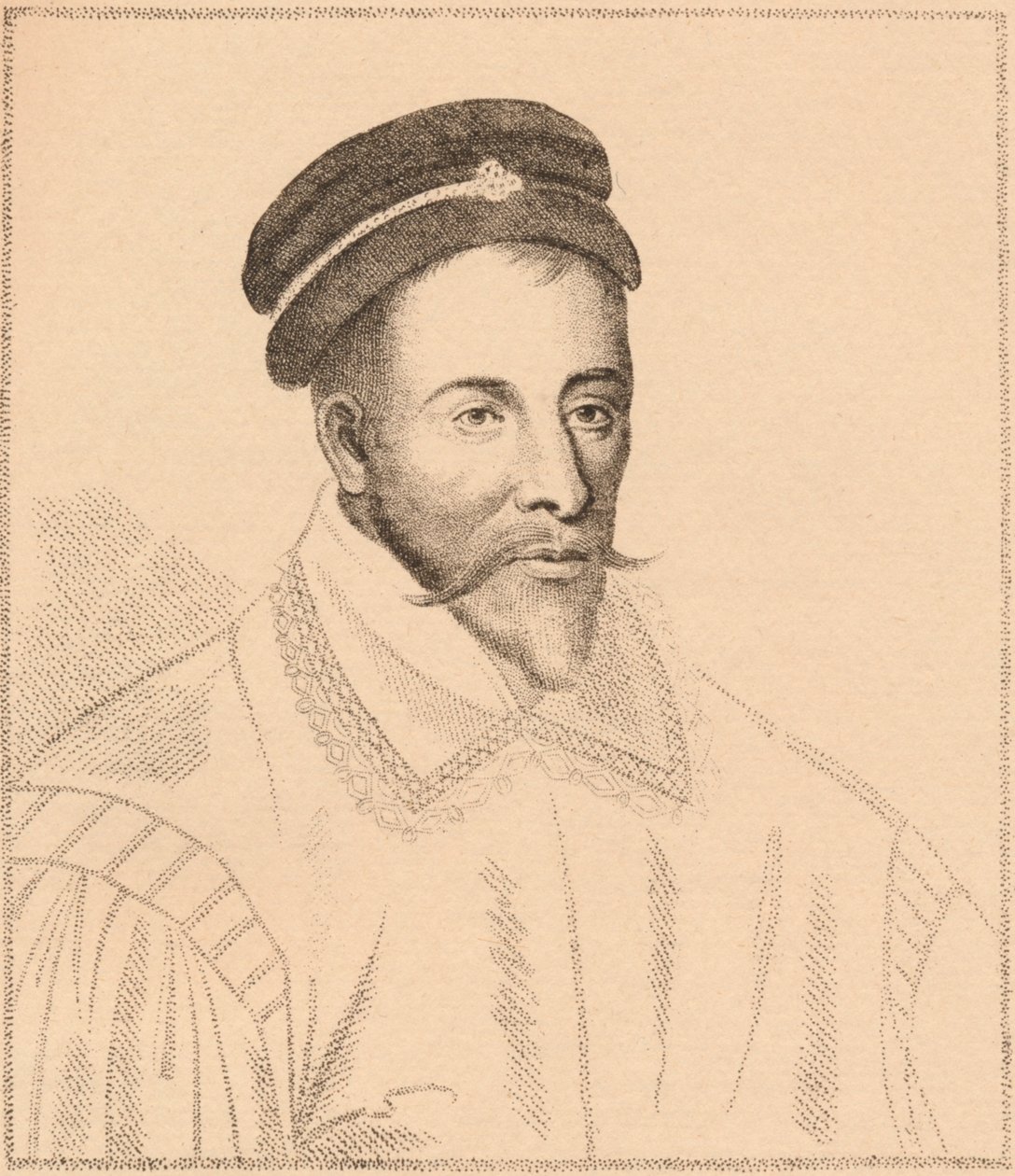 John Maitland, 1st Lord Maitland of Thirlestane, 1537-1595, 1889 by James Stillie