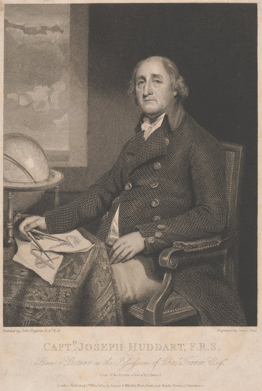 Captain Joseph Huddart by James Stow