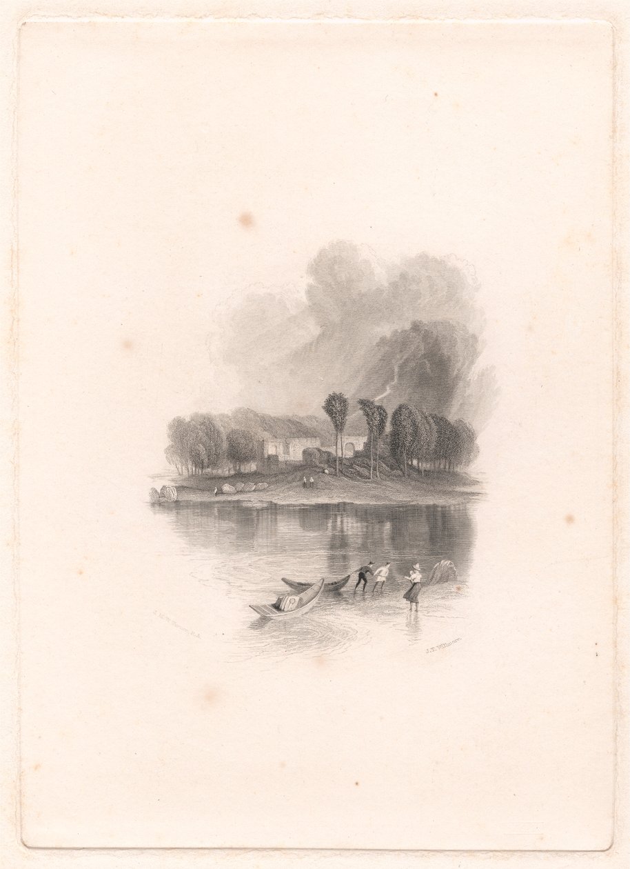 Lochmaben Castle by James T. Willmore