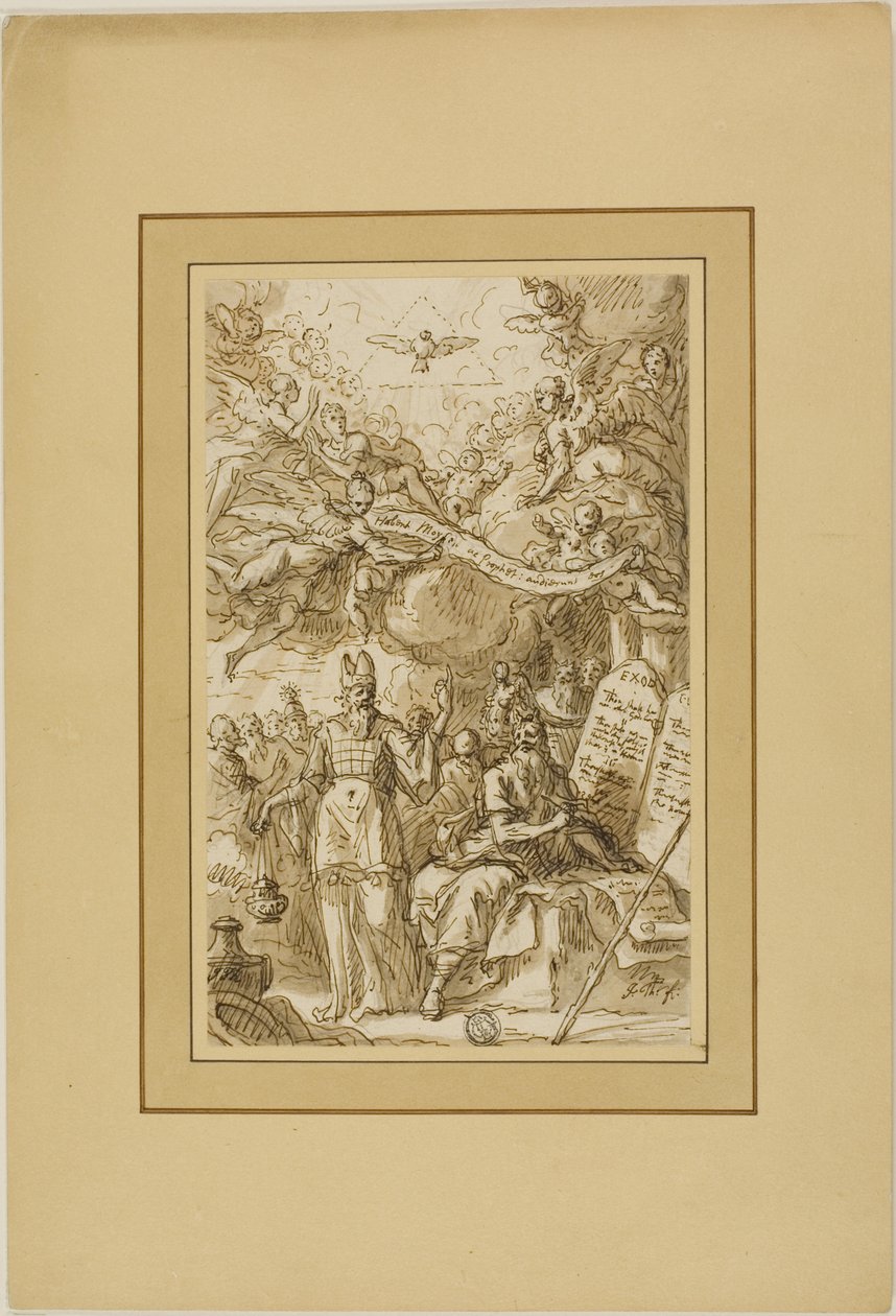 Moses and the Tables of Law by James Thornhill