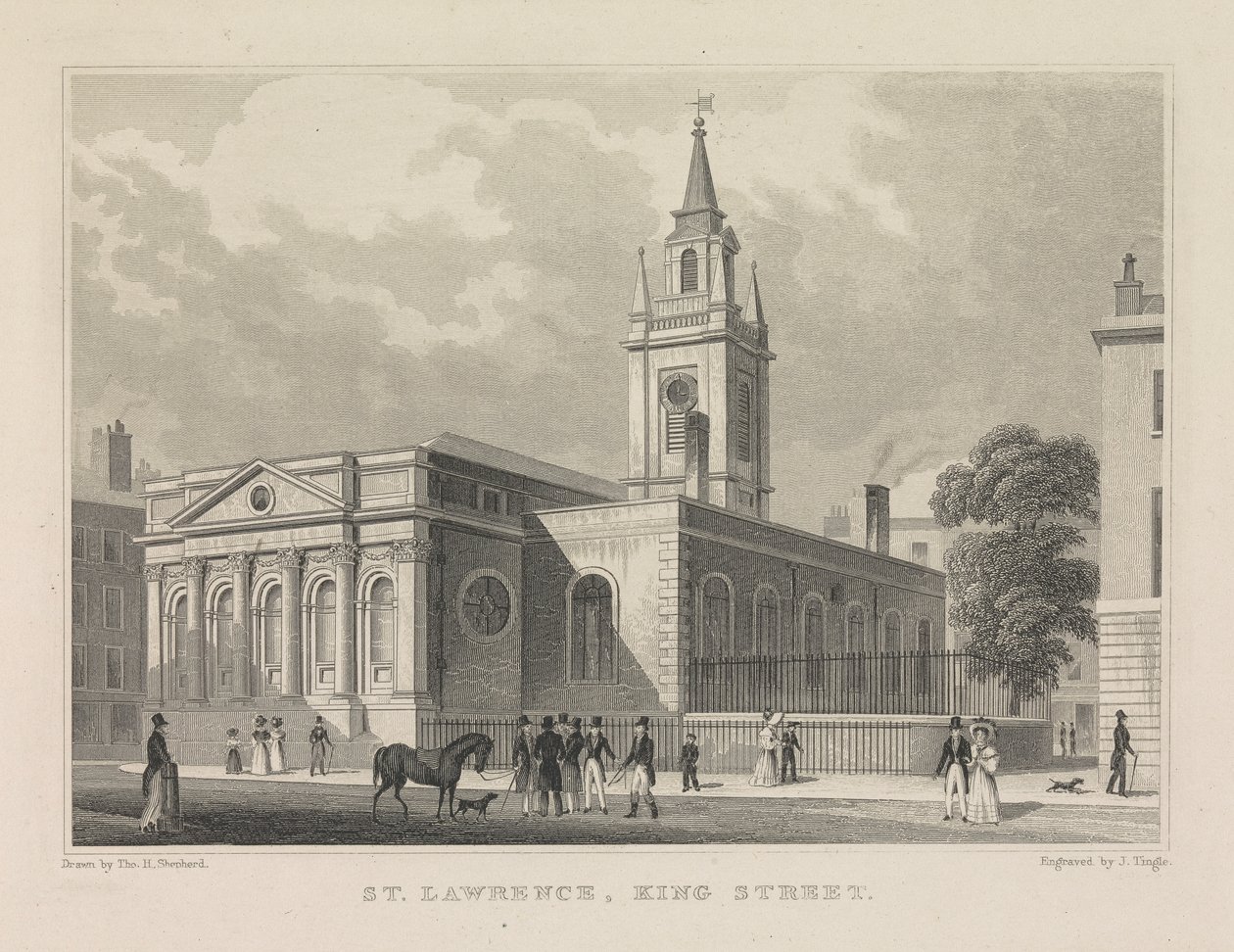 St. Laurence, King Street by James Tingle