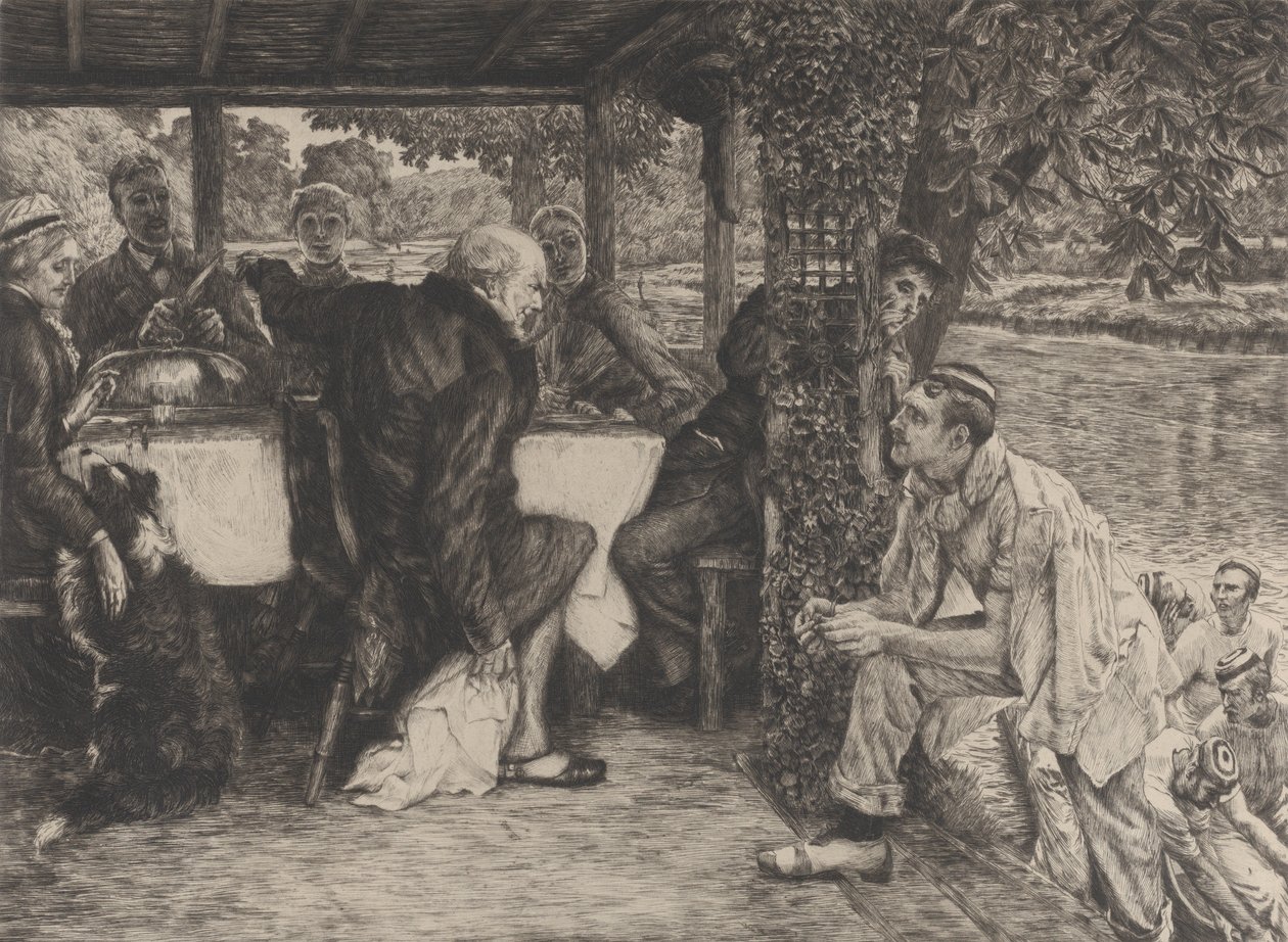 The Parable of the Prodigal Son, No. IV: The Fatted Calf by James Tissot