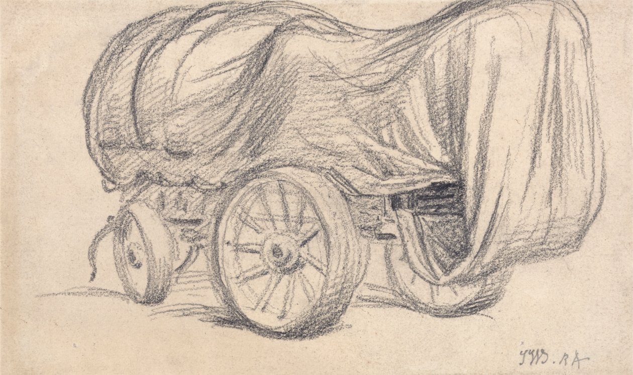 A Broad-Wheeled Road Waggon by James Ward
