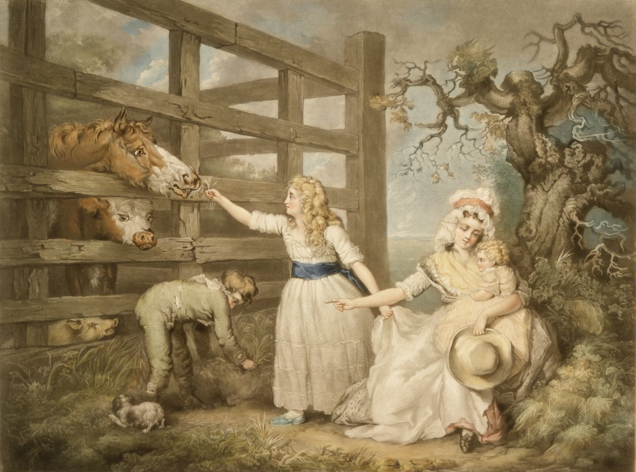 Compassionate Children, Engraved by William Ward by James Ward