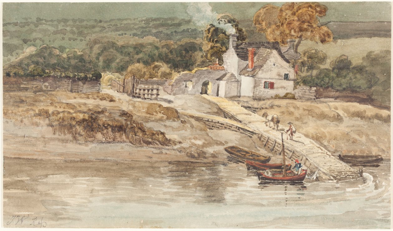 Landing Place near Tintern Abbey by James Ward
