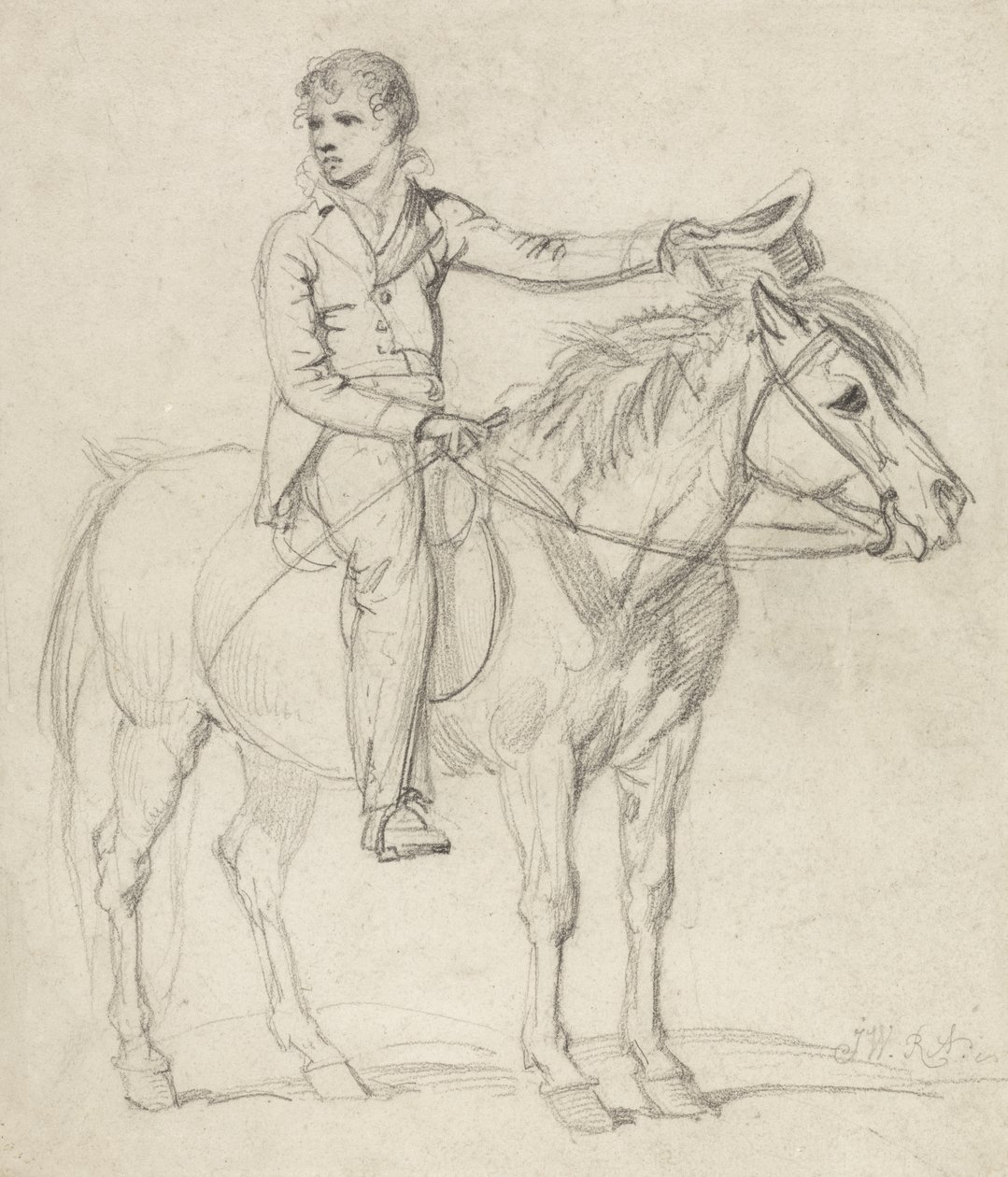 Lord Stanhope as a Boy Riding a Pony by James Ward