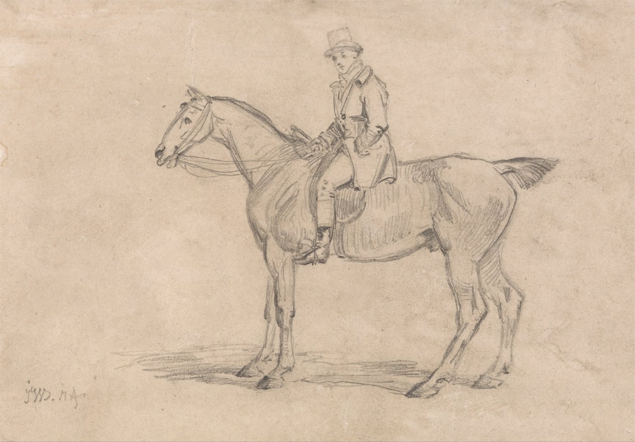 Ralph John Lambton on His Hunter, 