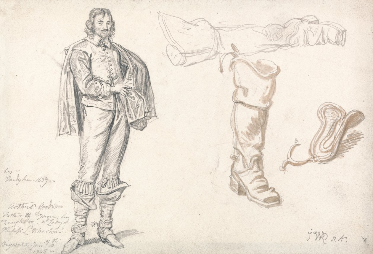 Studies after Anthony van Dyck