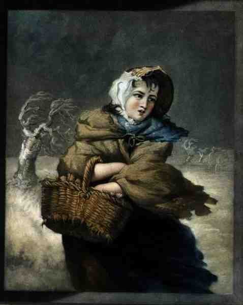 Winter, engraved by the artist, pub. c.1805 by James Ward