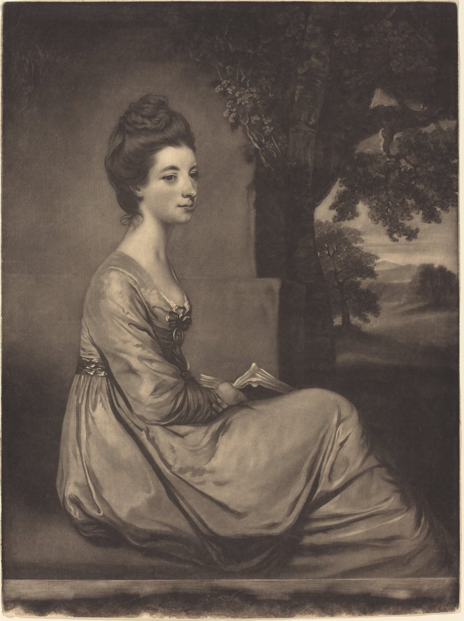 Jemima Countess Cornwallis by James Watson after Sir Joshua Reynolds