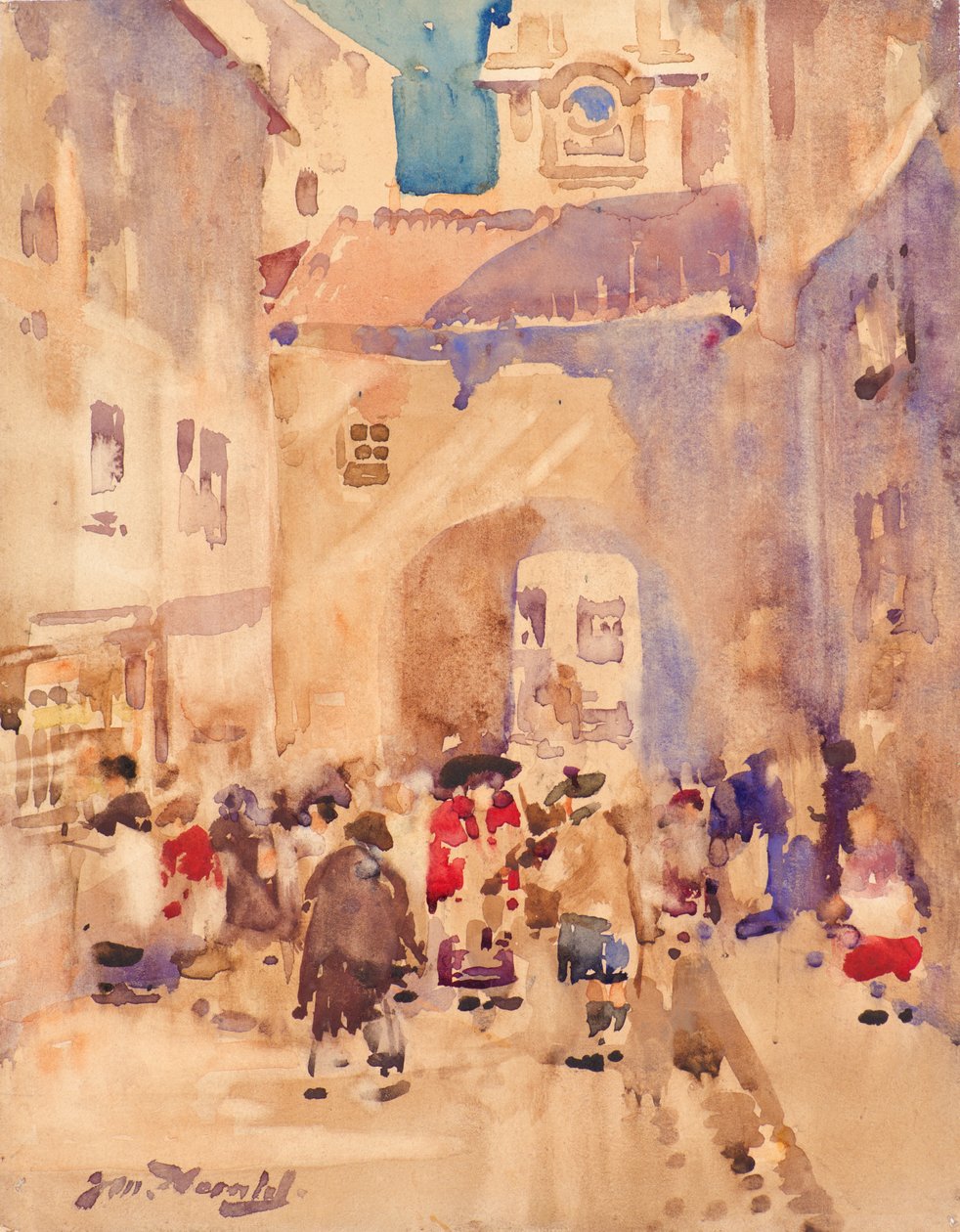 An Old Lane in Aberdeen by James Watterston Herald