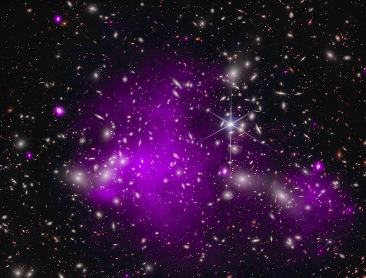 NASA Telescopes Discover Record-Breaking Black Hole by James Webb Space Telescope (NASA)