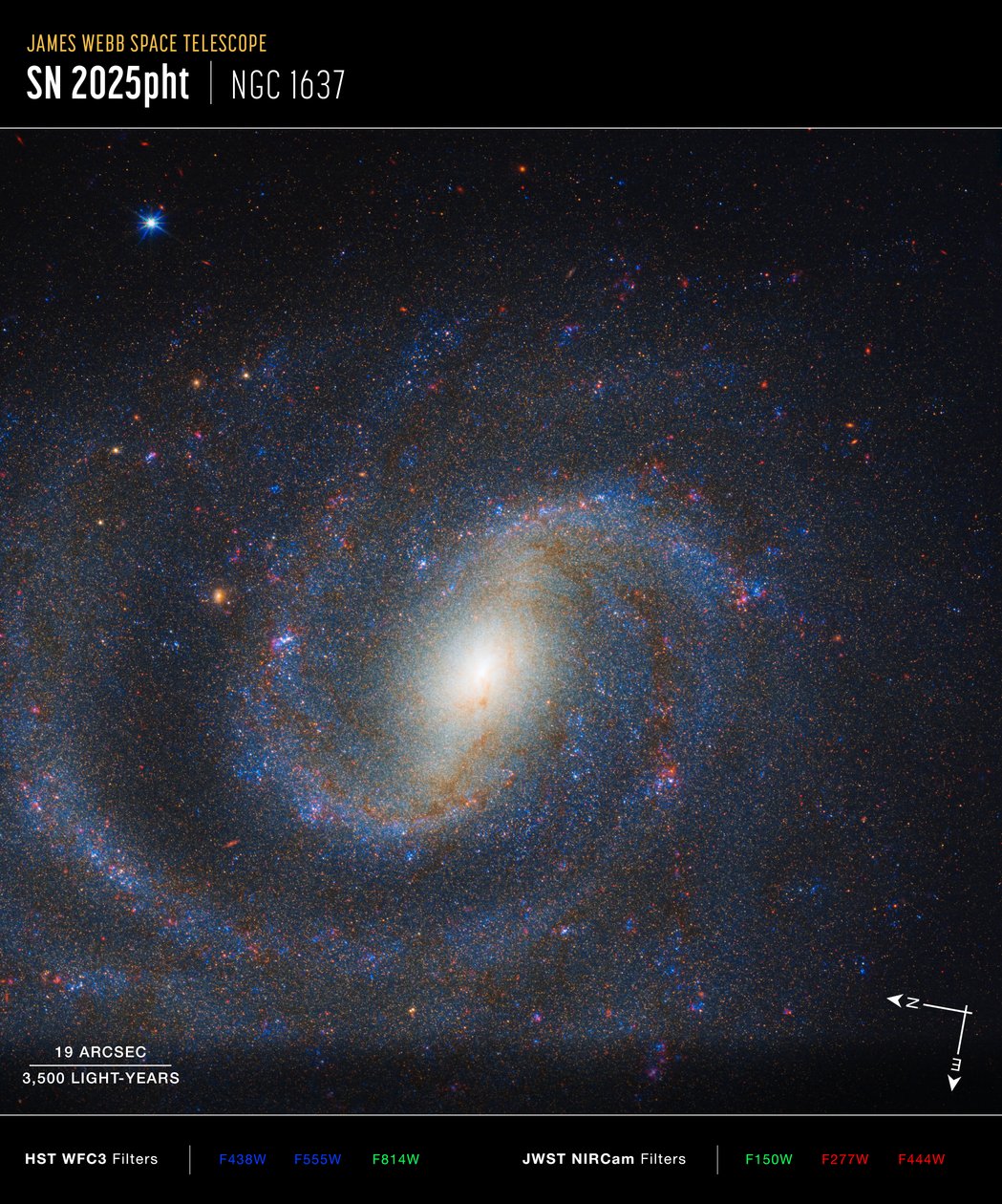 NGC 1637 by James Webb Space Telescope (NASA)