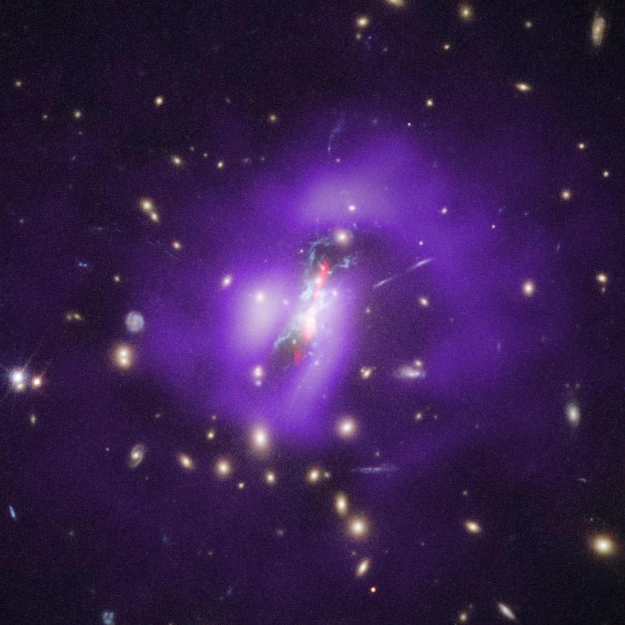 Phoenix Cluster by James Webb Space Telescope (NASA)