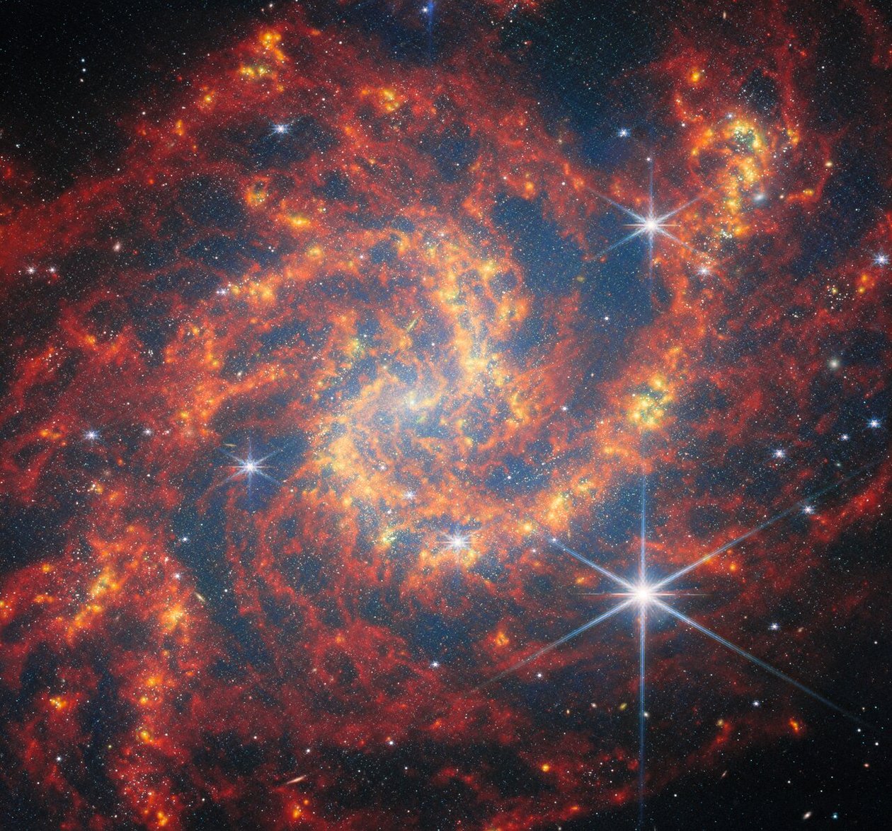 Webb Visits a Star-forming Spiral by James Webb Space Telescope (NASA)