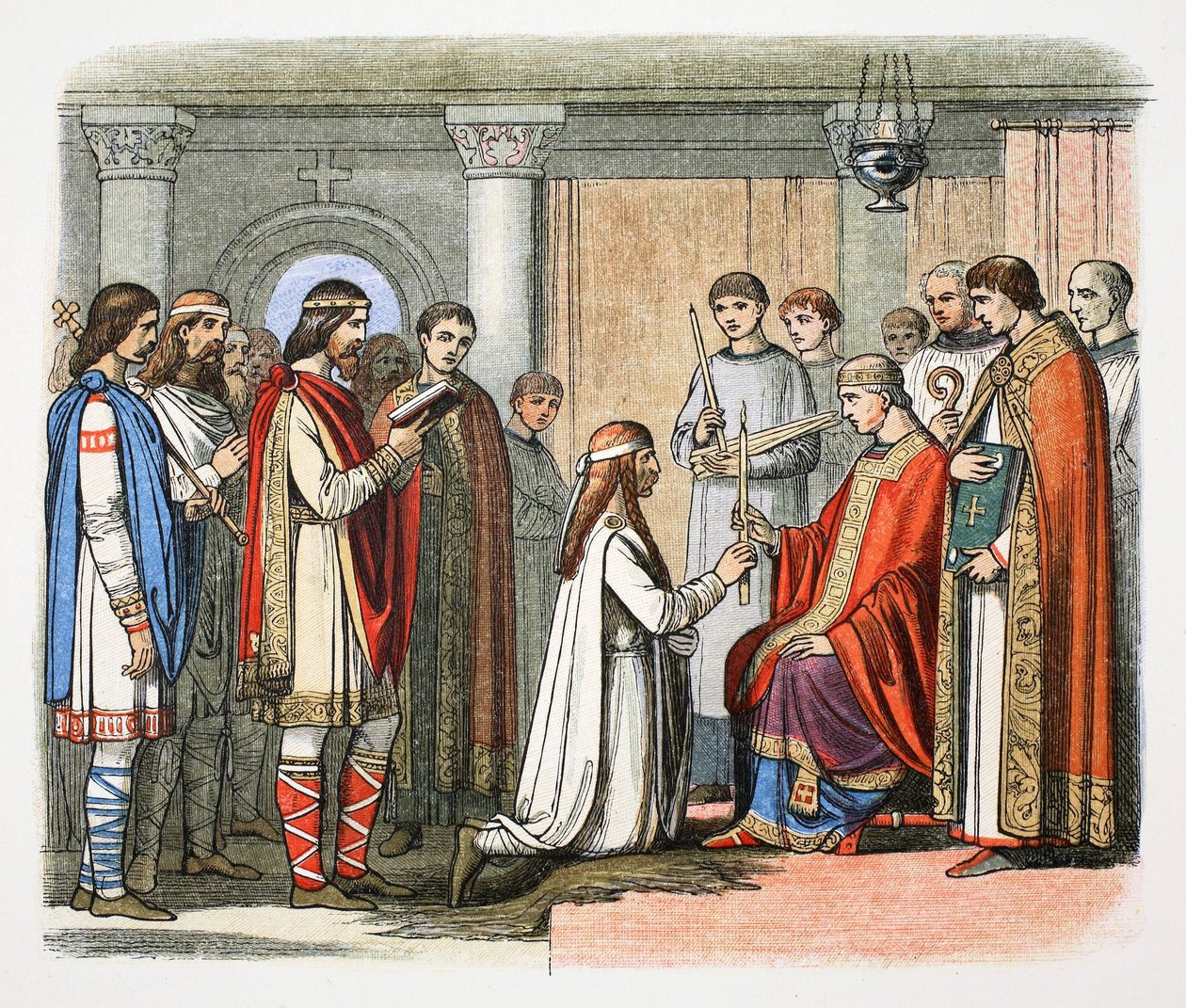 Baptism of King Guthrum, 878, 1864 by James William Edmund Doyle