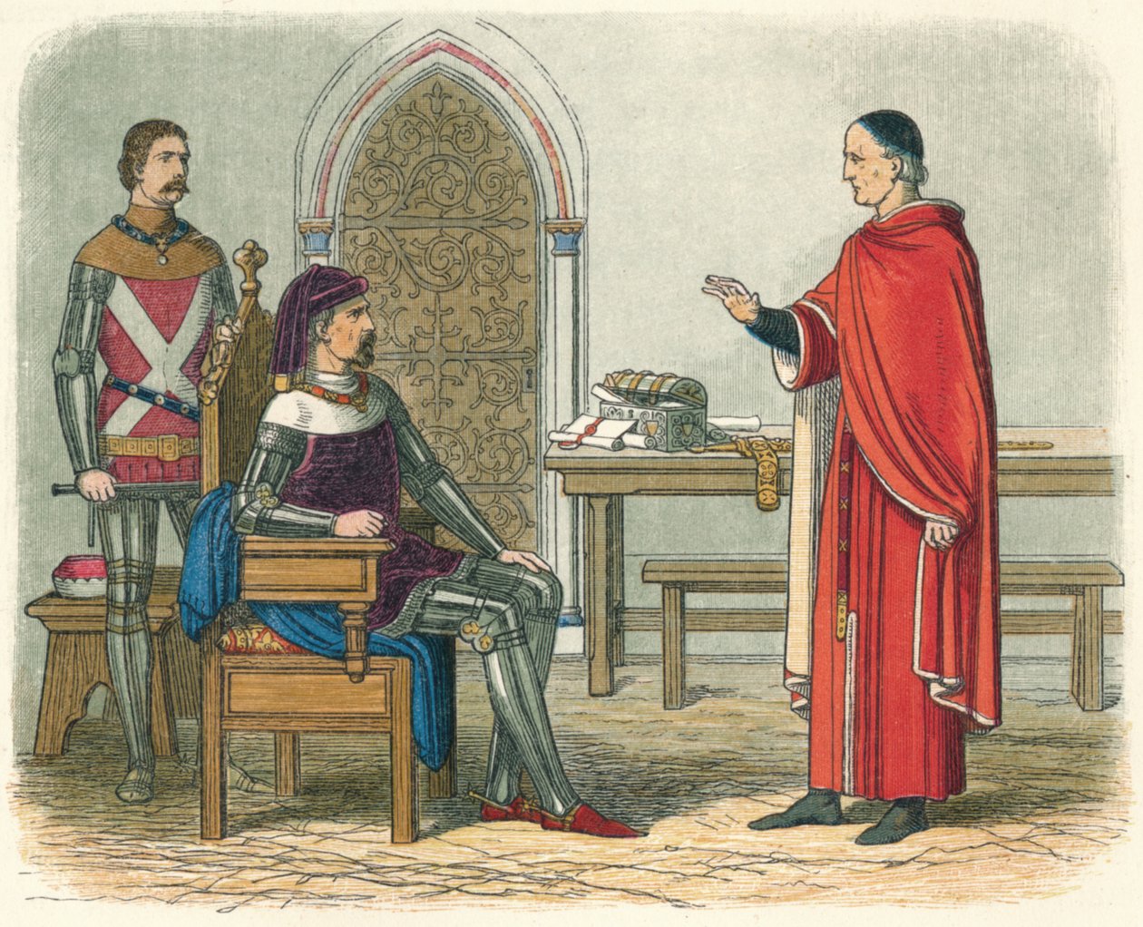Gascoigne Refuses to Sentence a Prelate or Peer, 1405 by James William Edmund Doyle