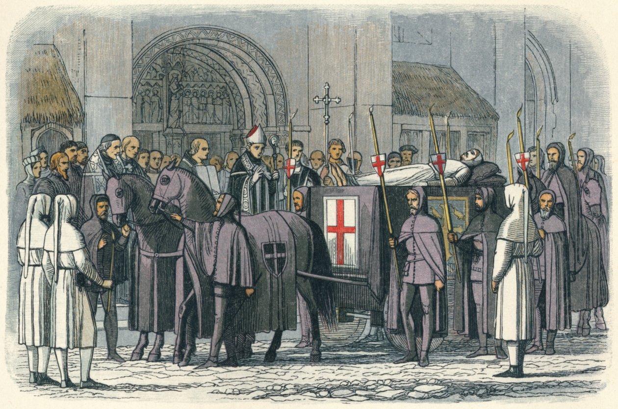 The body of Richard brought to St. Paul