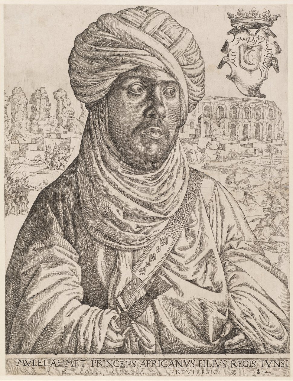 Portrait of Mulay Ahmad by Jan Cornelisz Vermeyen