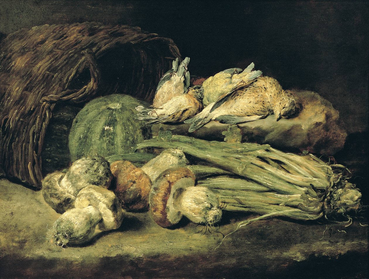 Still Life with Mushrooms by Jan Fyt