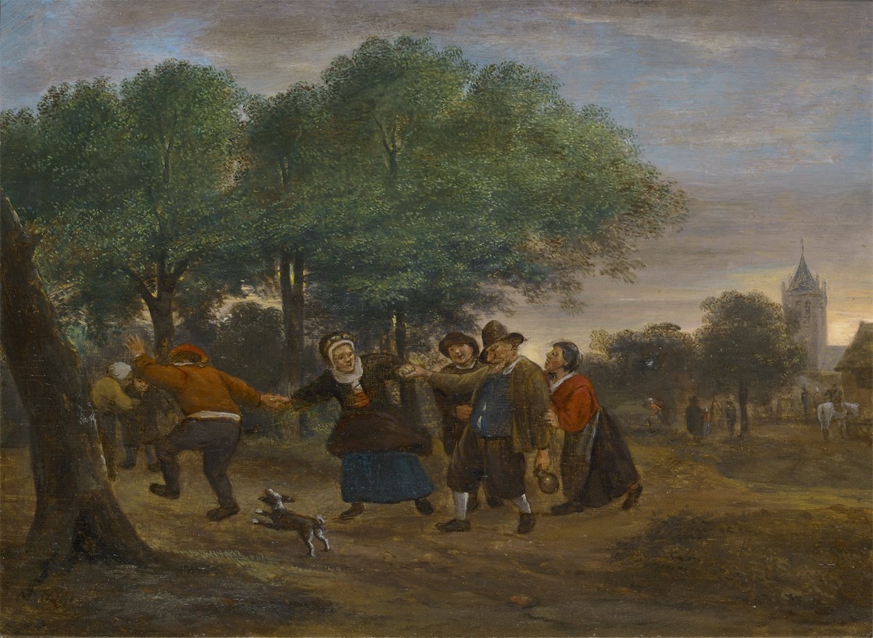 Drunken Outside Voorschoten by Jan Havickszoon Steen