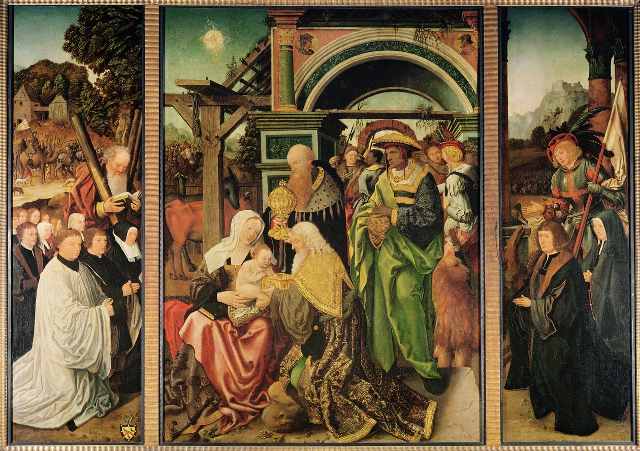 Adoration of the Magi by Jan Mostaert