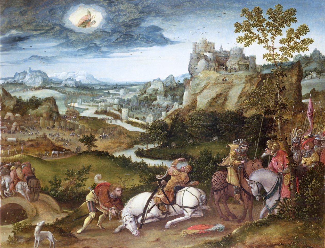 The Conversion of St. Paul by Jan Mostaert