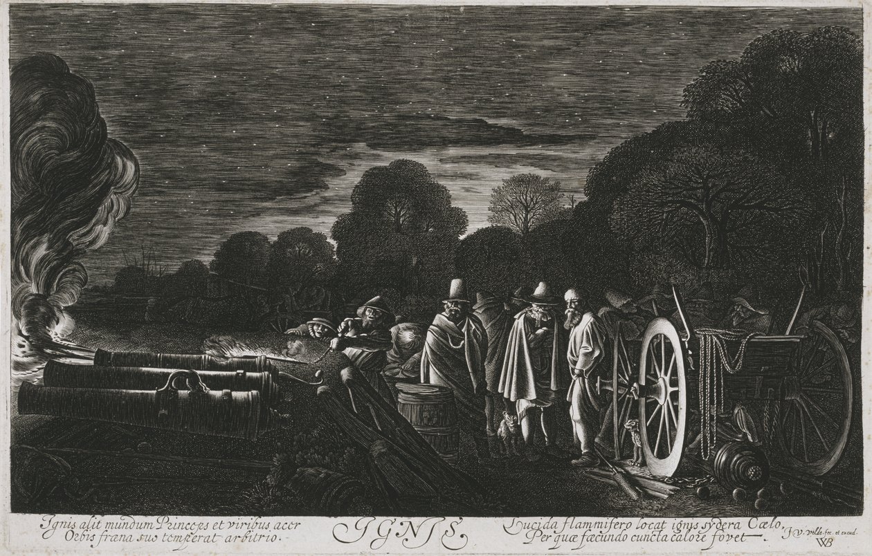 Fire, c. 1614-1622 by Jan Van de Velde