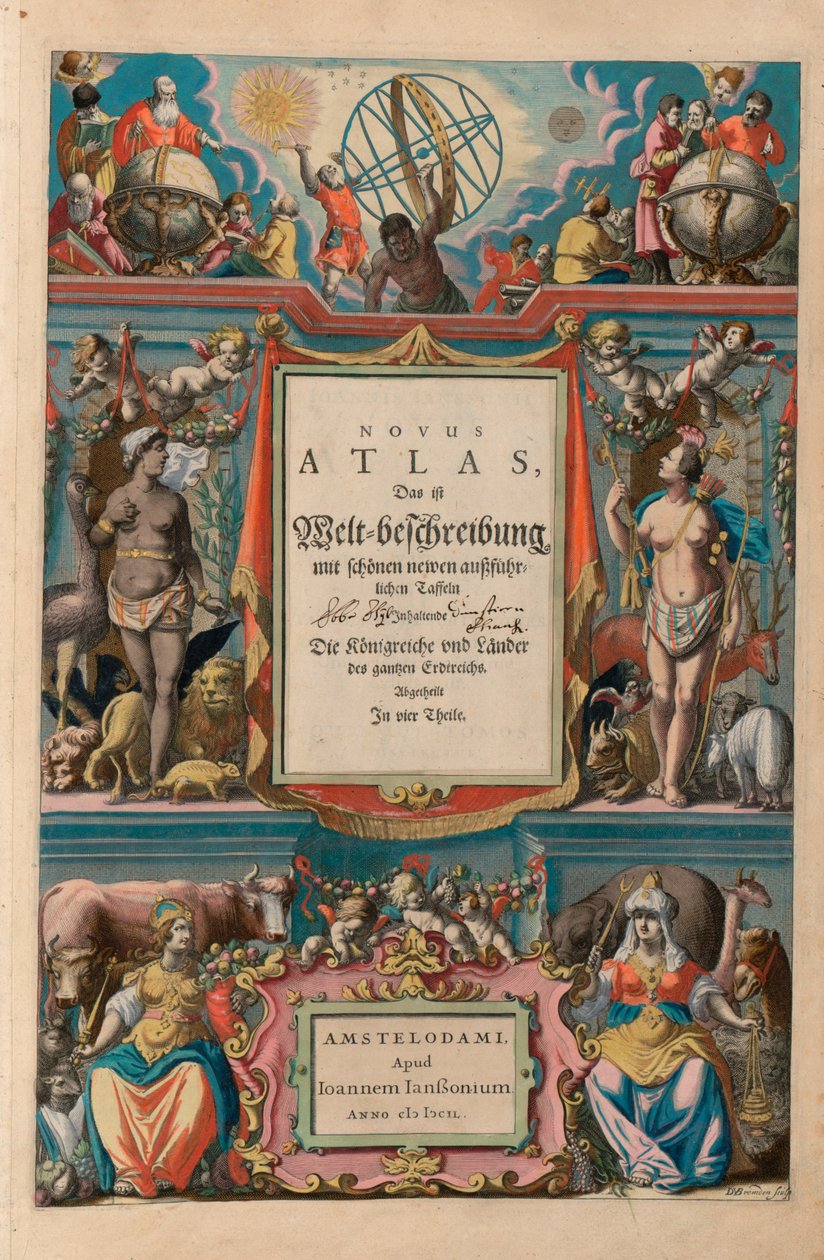 New Atlas by Jan og Jodocus Hondius Janssonius